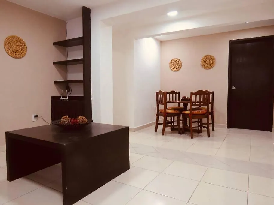 1 Centrico Y Acogedor Departamento Para 2 A 4 Personas Cancun Apartment